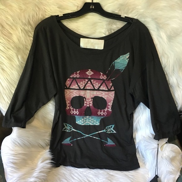 Public Library Apache Chief Tee in Soot - Picture 2 of 6